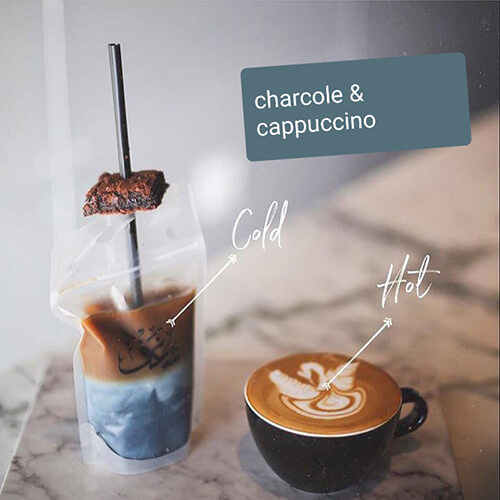 CHARCOLE LATTE 